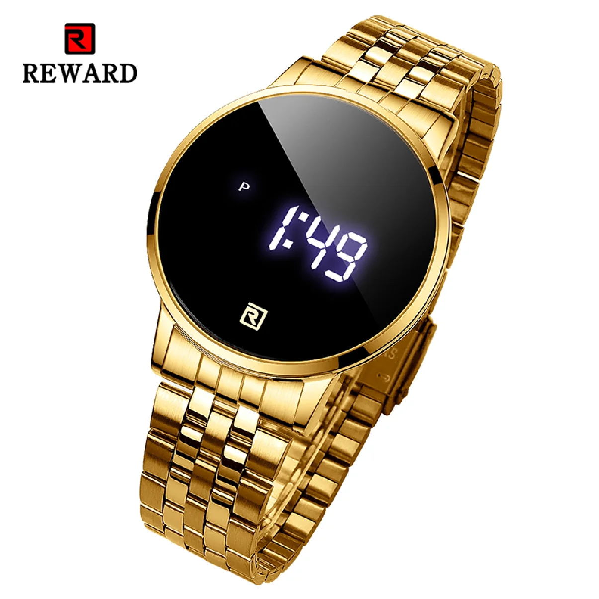 REWARD New Men Digital Wristwatch Luxury Stainless Steel Watches Full Touch Screen Sport Waterproof Date Wrist Watch for Man
REWARD New Men Digital Wristwatch Luxury Stainless Steel Watches Full Touch Screen Sport Waterproof Date Wrist Watch for Man