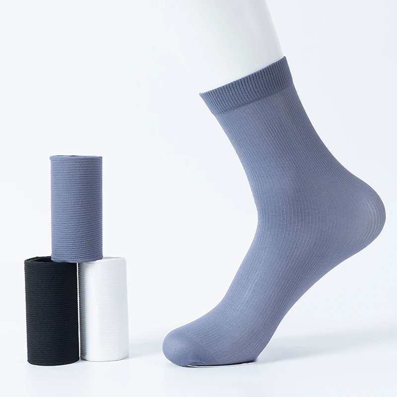 Business Men's Stripe Ultra-thin Summer Socks Solid Color Business Black Casual Long Socks Male Adult Breathable Cool Sock
Business Men's Stripe Ultra-thin Summer Socks Solid Color Business Black Casual Long Socks Male Adult Breathable Cool Sock