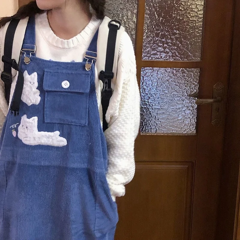 Women Blue Suspender Dress Cute Loose Halter Midi Dresses Preppy Style Kawaii for Girl Female Dress Vestidos Spring Autumn 2022
Women Blue Suspender Dress Cute Loose Halter Midi Dresses Preppy Style Kawaii for Girl Female Dress Vestidos Spring Autumn 2022
