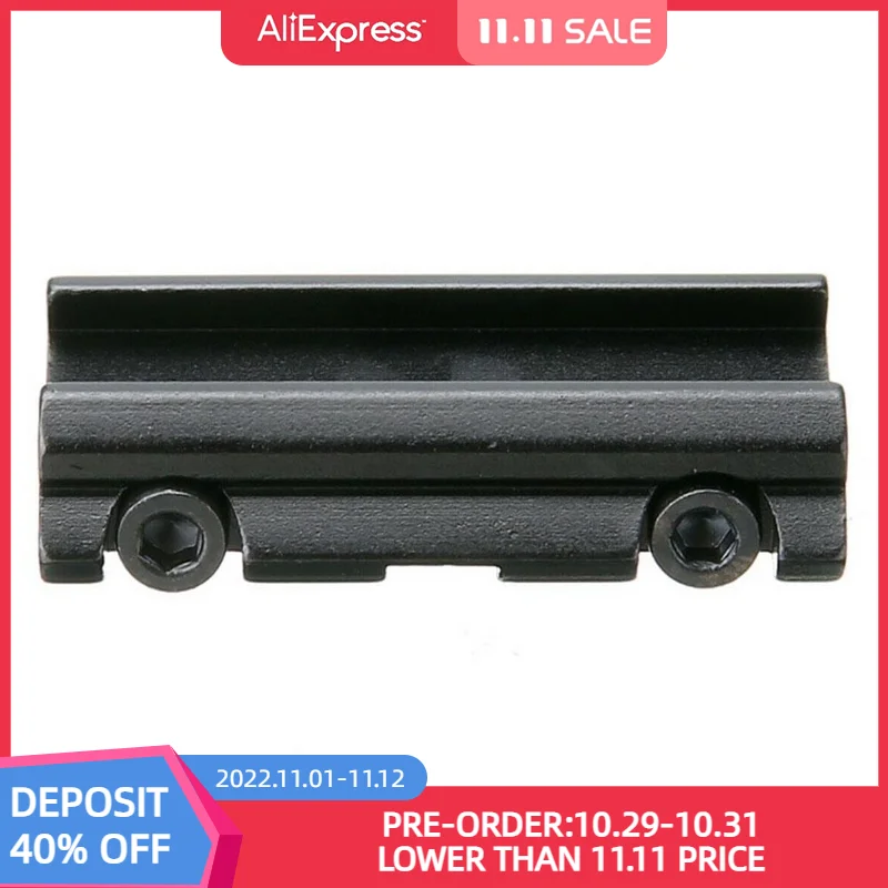 Picatinny 3/8 "11mm Dovetail To 7/8" 20mm Tactical Scope Weaver Rail Mount Gun Sight Hunting Base Rifle Plastic Adap Q8P3
Picatinny 3/8 "11mm Dovetail To 7/8" 20mm Tactical Scope Weaver Rail Mount Gun Sight Hunting Base Rifle Plastic Adap Q8P3