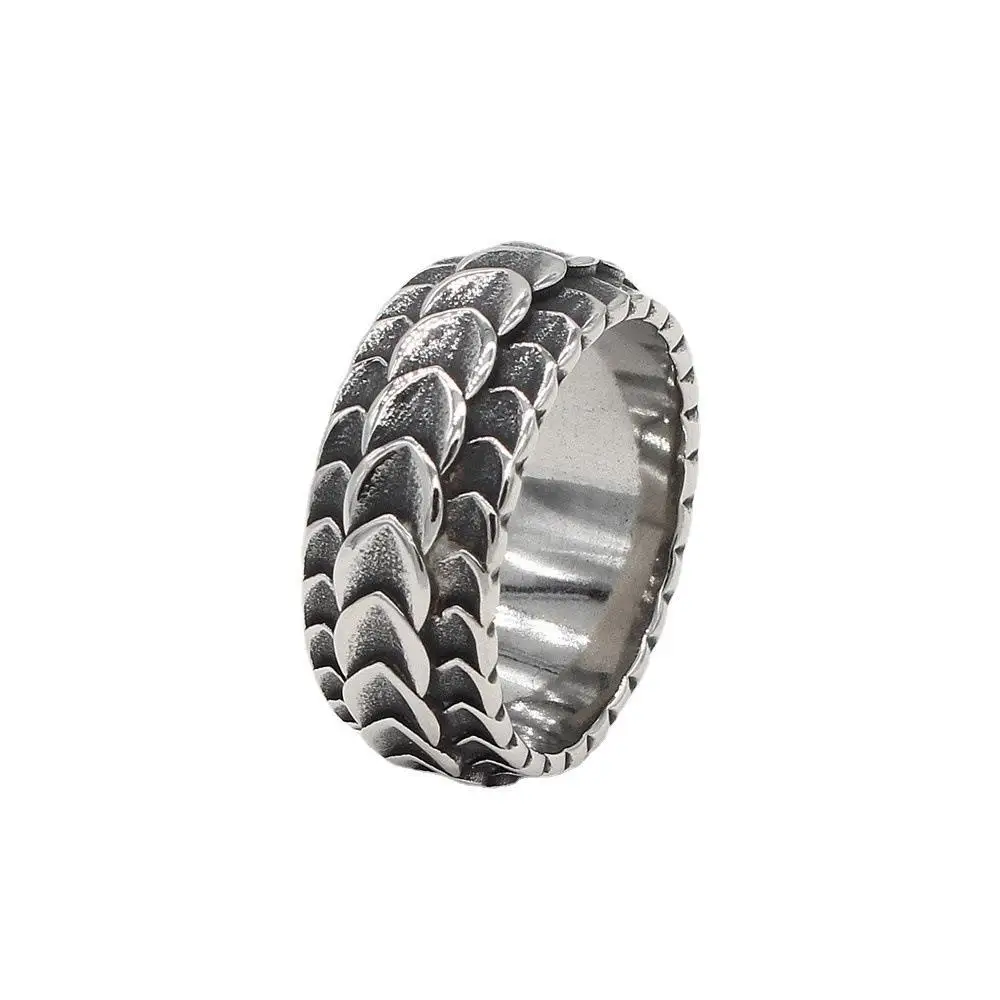 Vintage Rock Punk Viking Dragon Carved Surface Rings for Men Stainless Steel Male Finger Cool Jewelry
Vintage Rock Punk Viking Dragon Carved Surface Rings for Men Stainless Steel Male Finger Cool Jewelry