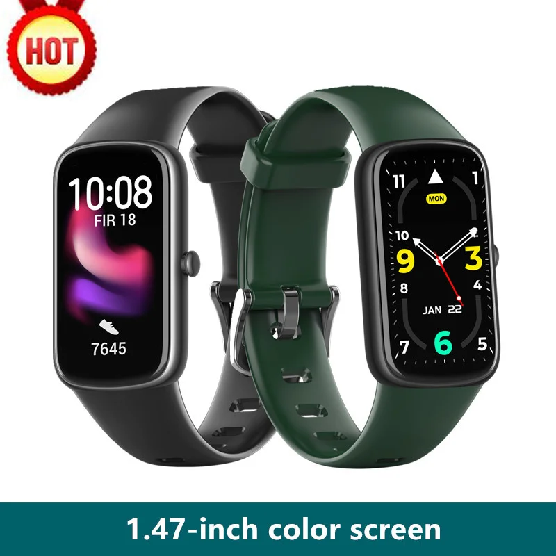New smart wristband c11 fitness tracker 1.47 Inch screen heart rate blood pressure oxygen monitoring ip67 waterproof dip67 smart
New smart wristband c11 fitness tracker 1.47 Inch screen heart rate blood pressure oxygen monitoring ip67 waterproof dip67 smart