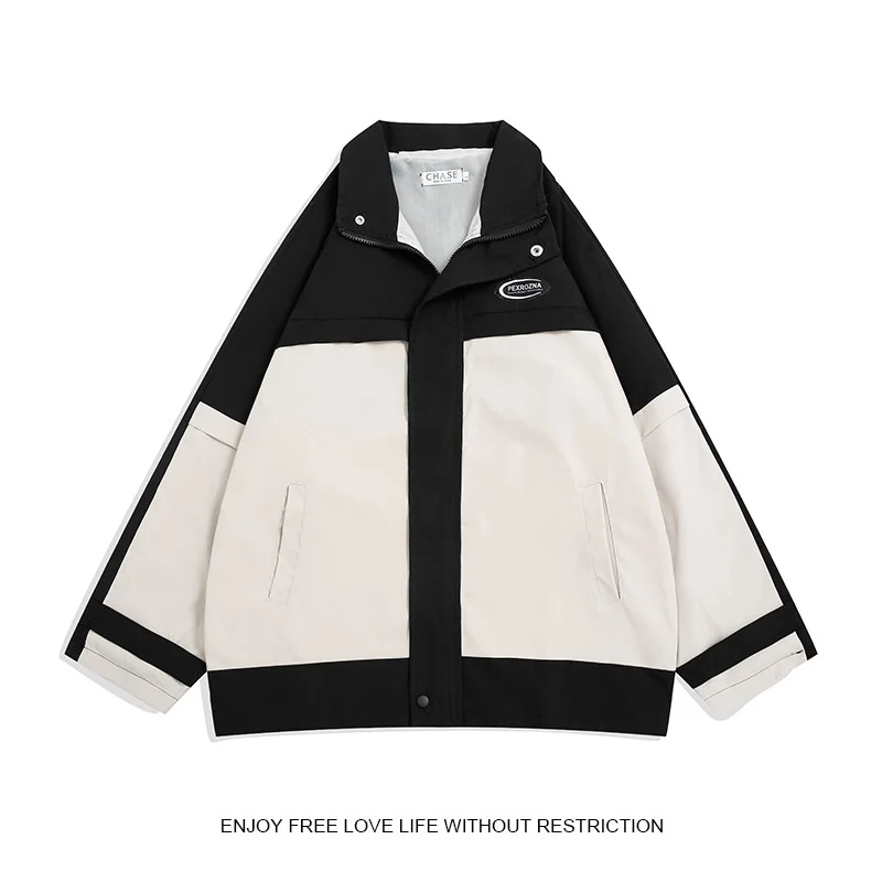 High quality Straight casual loose Korean color contrast patchwork for men's autumn and winter Harajuku style ins premium jacket
High quality Straight casual loose Korean color contrast patchwork for men's autumn and winter Harajuku style ins premium jacket