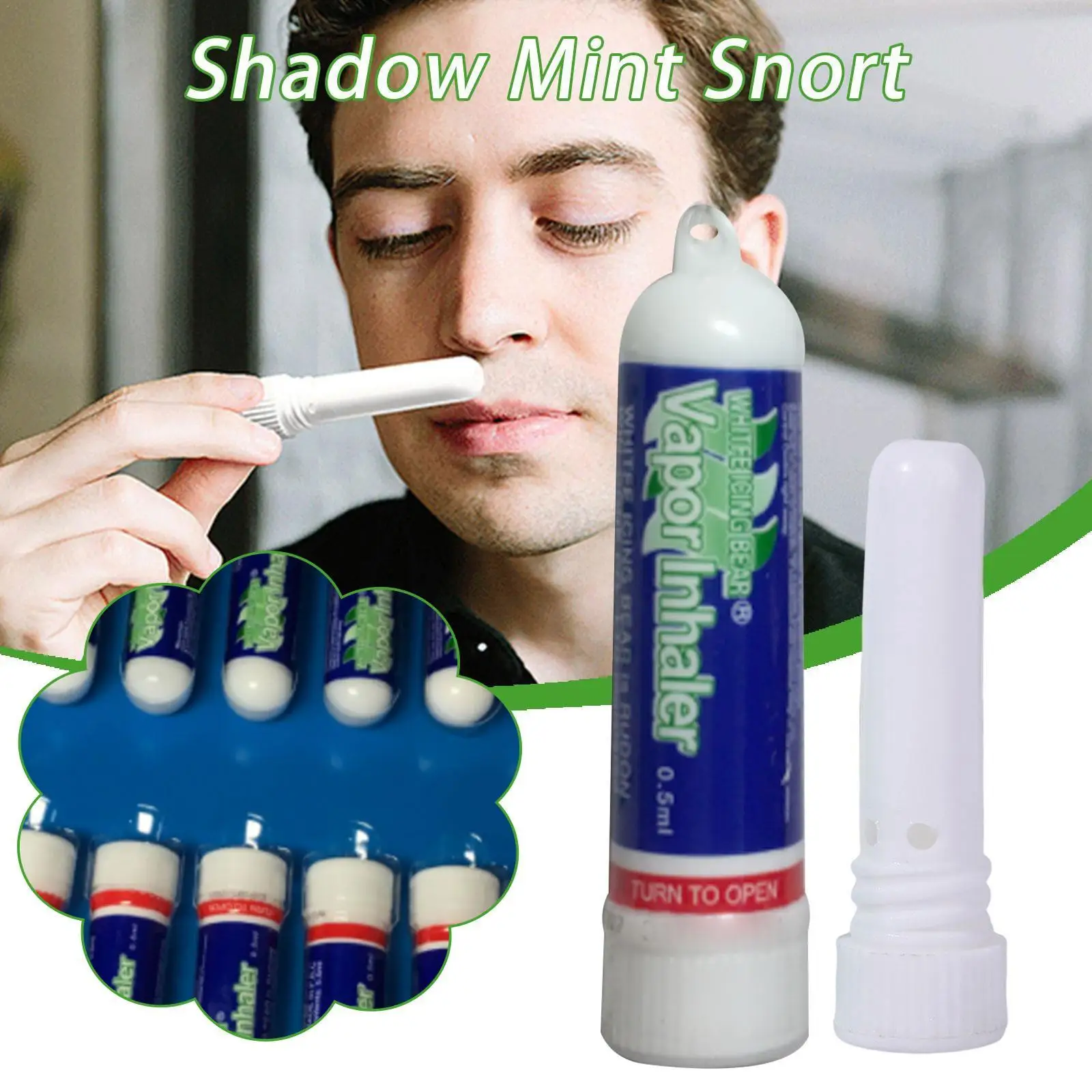 1pc Nasal Essential Oils Inhaler Refresh Nose Cold Cool Inhaler Mint Original Nasal Essential Oils Rhinitis Nose Cooling Oil
1pc Nasal Essential Oils Inhaler Refresh Nose Cold Cool Inhaler Mint Original Nasal Essential Oils Rhinitis Nose Cooling Oil