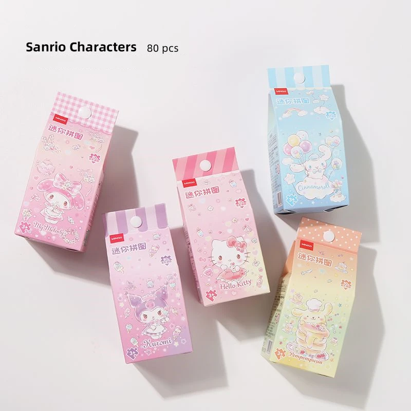 80 шт. Sanrio чужой Мини-пазл Милая Hello Kitty Kuromi Cinnamoroll тематическая игра для вечерние коллекция Обучающие игрушки специальные подарки
80 шт. Sanrio чужой Мини-пазл Милая Hello Kitty Kuromi Cinnamoroll тематическая игра для вечерние коллекция Обучающие игрушки специальные подарки