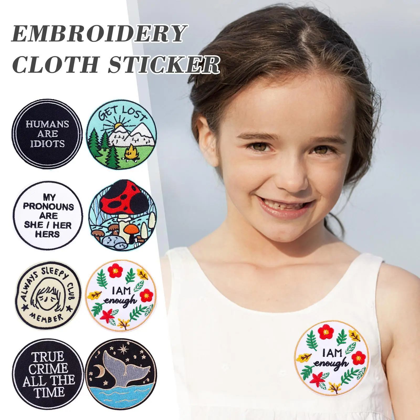Embroidered Patch Positive Words Patches On Clothes DIY Letter Iron On Patch For Clothing Slogan Badges On Backpack Accesso Q3O7
Embroidered Patch Positive Words Patches On Clothes DIY Letter Iron On Patch For Clothing Slogan Badges On Backpack Accesso Q3O7