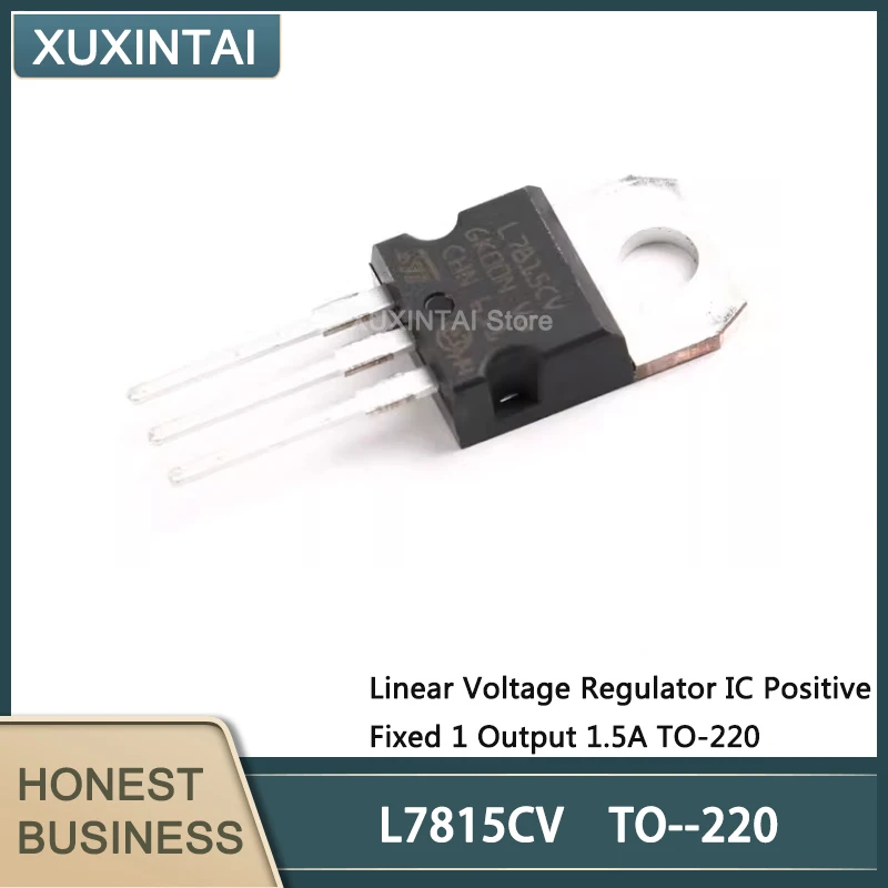50Pcs/Lot New Original L7815CV L7815 Linear Voltage Regulator IC Positive Fixed 1 Output 1.5A TO-220
50Pcs/Lot New Original L7815CV L7815 Linear Voltage Regulator IC Positive Fixed 1 Output 1.5A TO-220