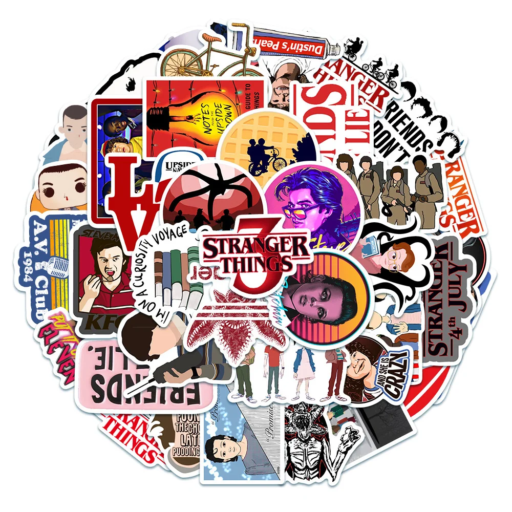10/30/50PCS Classic Movie Stranger Things Exquisite Decal Sticker Toy Graffiti Diary Laptop Ipad Cute Sticker Wholesale
10/30/50PCS Classic Movie Stranger Things Exquisite Decal Sticker Toy Graffiti Diary Laptop Ipad Cute Sticker Wholesale