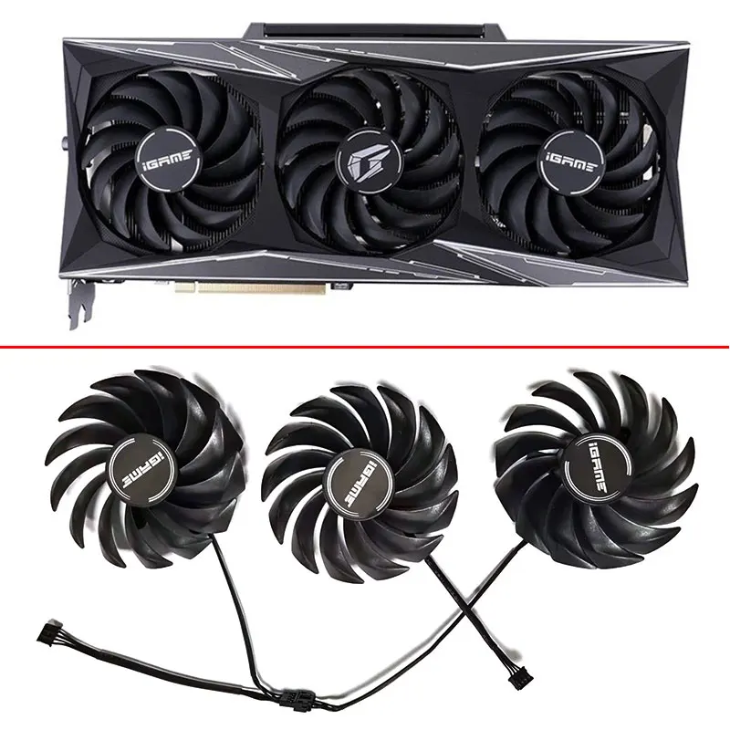 RTX 3060 3070 3080 3090Ti Vulcan Replacement Graphics Card Fan For Colorful iGame RTX 3060TI 3070 3070TI 3080 3080TI 3090 Vulcan
RTX 3060 3070 3080 3090Ti Vulcan Replacement Graphics Card Fan For Colorful iGame RTX 3060TI 3070 3070TI 3080 3080TI 3090 Vulcan