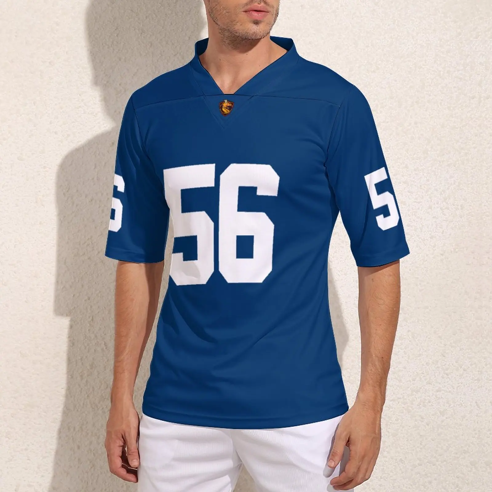 Personalized Indianapolis No 56 Blue Rugby Jersey Sporting Vintage Football Jerseys Mans Customized Rugby Shirt
Personalized Indianapolis No 56 Blue Rugby Jersey Sporting Vintage Football Jerseys Mans Customized Rugby Shirt