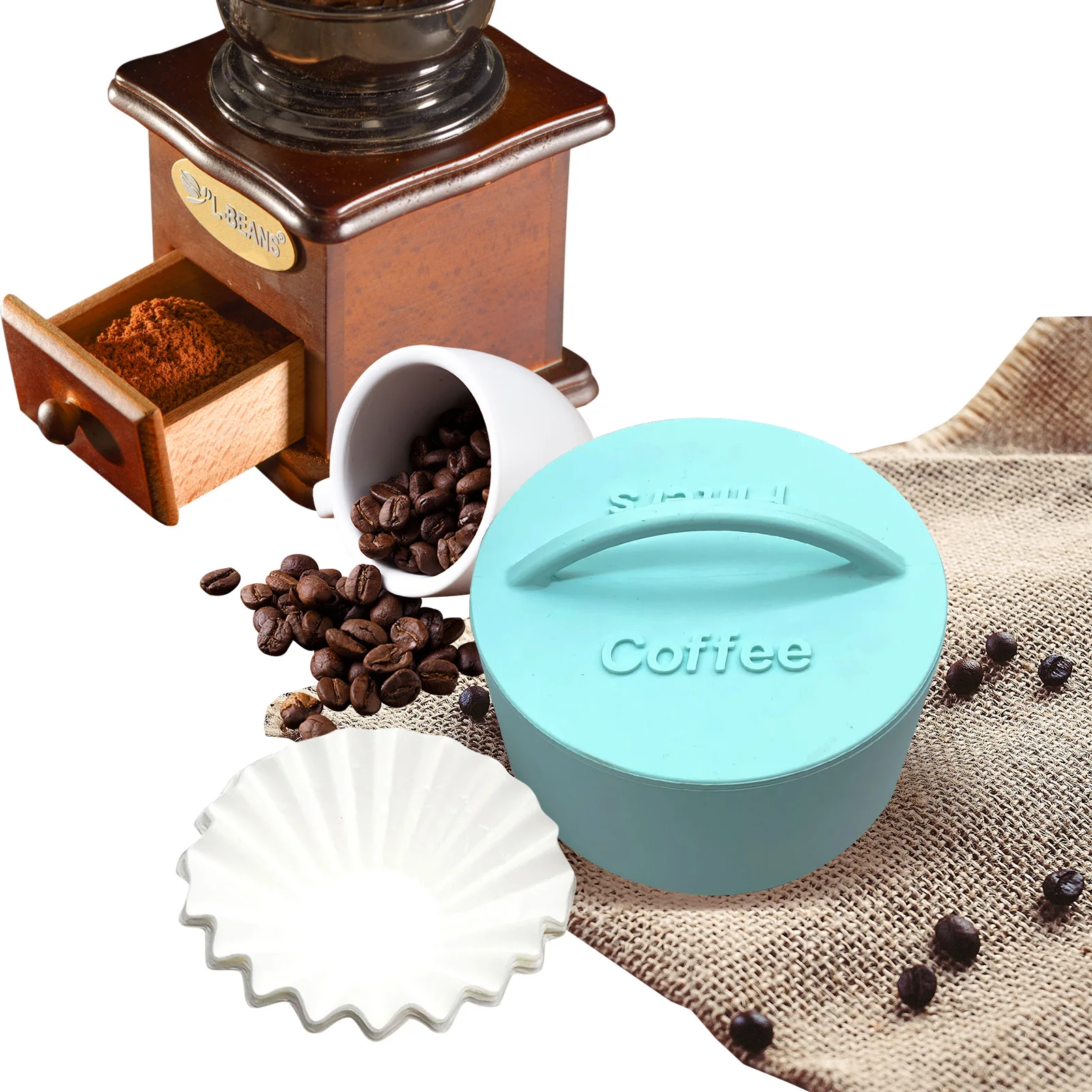 Coffee Filter Holder Dustproof Coffee Filter Holder Basket With Lid Coffee Basket Organizer For Coffee Bar Decoration
Coffee Filter Holder Dustproof Coffee Filter Holder Basket With Lid Coffee Basket Organizer For Coffee Bar Decoration