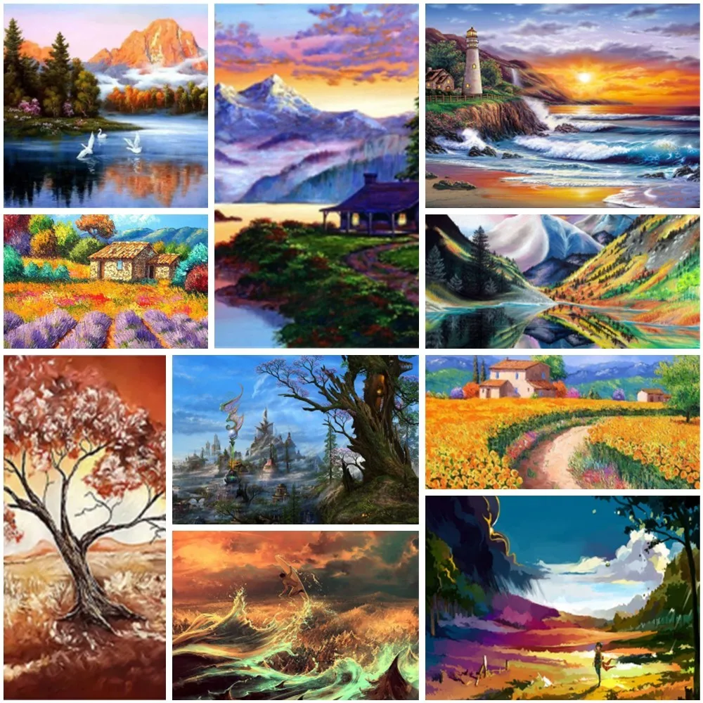 Landscape World In Painting Paintings By Numbers Drawing Crafts Kits For Adults Wall Art Gift For Wife Wholesale HOT
Landscape World In Painting Paintings By Numbers Drawing Crafts Kits For Adults Wall Art Gift For Wife Wholesale HOT