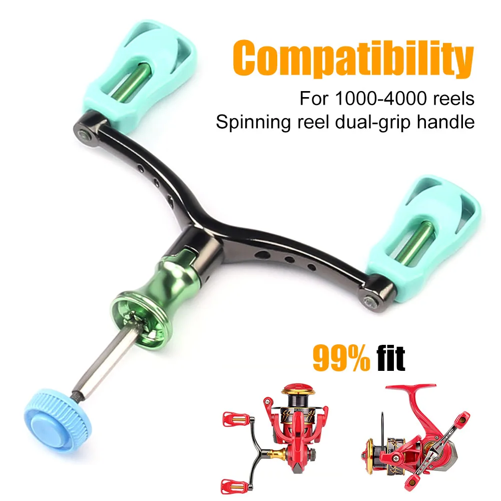 Fishing Reel Handle Metal Rocker Arm for 1000-4000 Spinning Reel Dual Grip Handle Replacement for Left Right Fishing Accessories
Fishing Reel Handle Metal Rocker Arm for 1000-4000 Spinning Reel Dual Grip Handle Replacement for Left Right Fishing Accessories