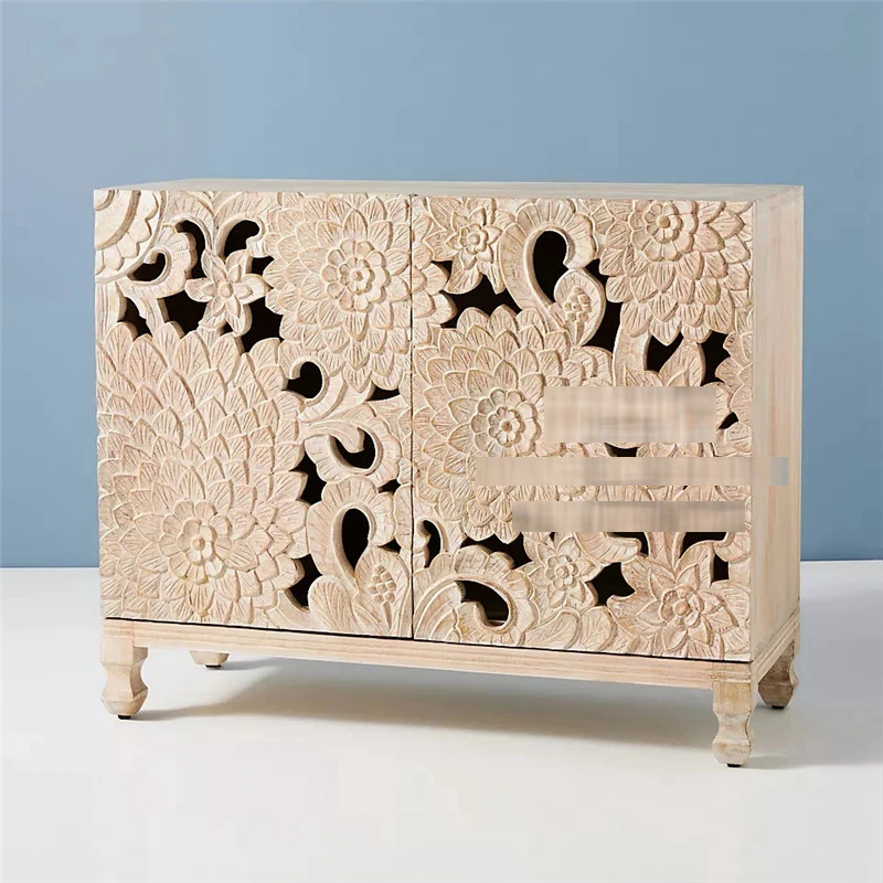 Solid Wood Carved French Retro Porch Cabinet Entry Hall Light Luxury Shoe Cabinet Side Cabinet
Solid Wood Carved French Retro Porch Cabinet Entry Hall Light Luxury Shoe Cabinet Side Cabinet