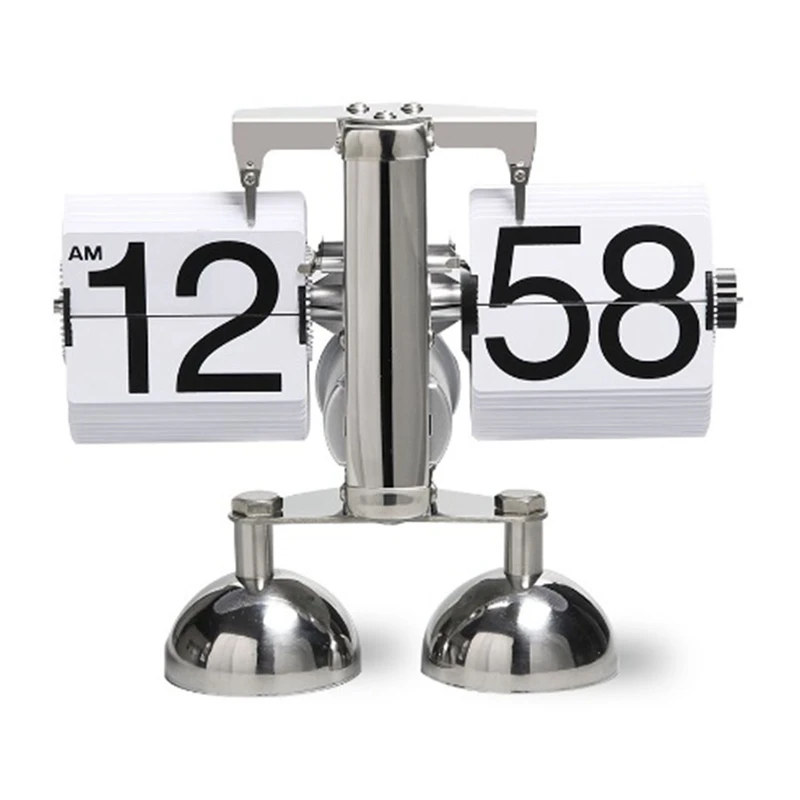 Vintage Table Clock Automatic Page Turning Clock Flip Clock Double Foot Small Scales Flip Desk Clock Home/Office Decorate Clocks
Vintage Table Clock Automatic Page Turning Clock Flip Clock Double Foot Small Scales Flip Desk Clock Home/Office Decorate Clocks