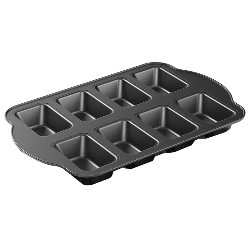 3 Pack 8-Cavity Mini Loaf Pan Bread Oven Pans Non-Stick Mini Loaf Pan Bread Oven Cake Mold Baking Tools
3 Pack 8-Cavity Mini Loaf Pan Bread Oven Pans Non-Stick Mini Loaf Pan Bread Oven Cake Mold Baking Tools