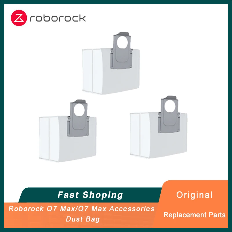 Original Roborock Q7 MAX Accessories Dust Bags Collector Sets Accessory Kit Spare Parts For Roborock Q7 Max+ T8 Vacuum Cleaner
Original Roborock Q7 MAX Accessories Dust Bags Collector Sets Accessory Kit Spare Parts For Roborock Q7 Max+ T8 Vacuum Cleaner