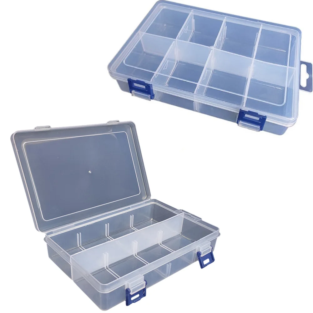 Adjustable 8 Grids Compartment Plastic Storage Box Screw Holder Case Organizer Large Capacity Storage Box Tool
Adjustable 8 Grids Compartment Plastic Storage Box Screw Holder Case Organizer Large Capacity Storage Box Tool