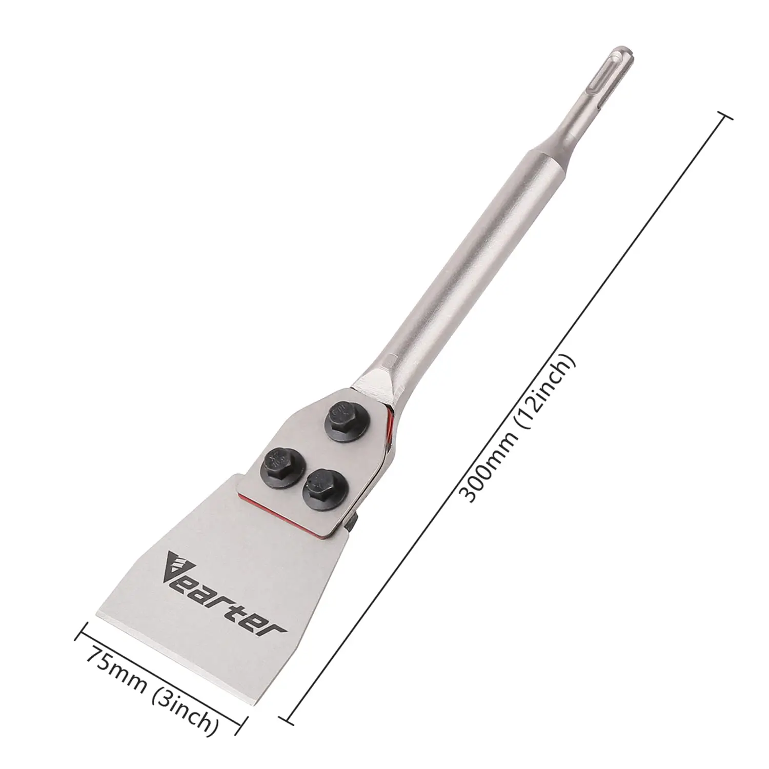 Vearter 75 мм SDS Plus хвостовик электрический молоток скребок для пола сменное лезвие долото сверло для удаления плитки, кирпича, бетона
Vearter 75 мм SDS Plus хвостовик электрический молоток скребок для пола сменное лезвие долото сверло для удаления плитки, кирпича, бетона