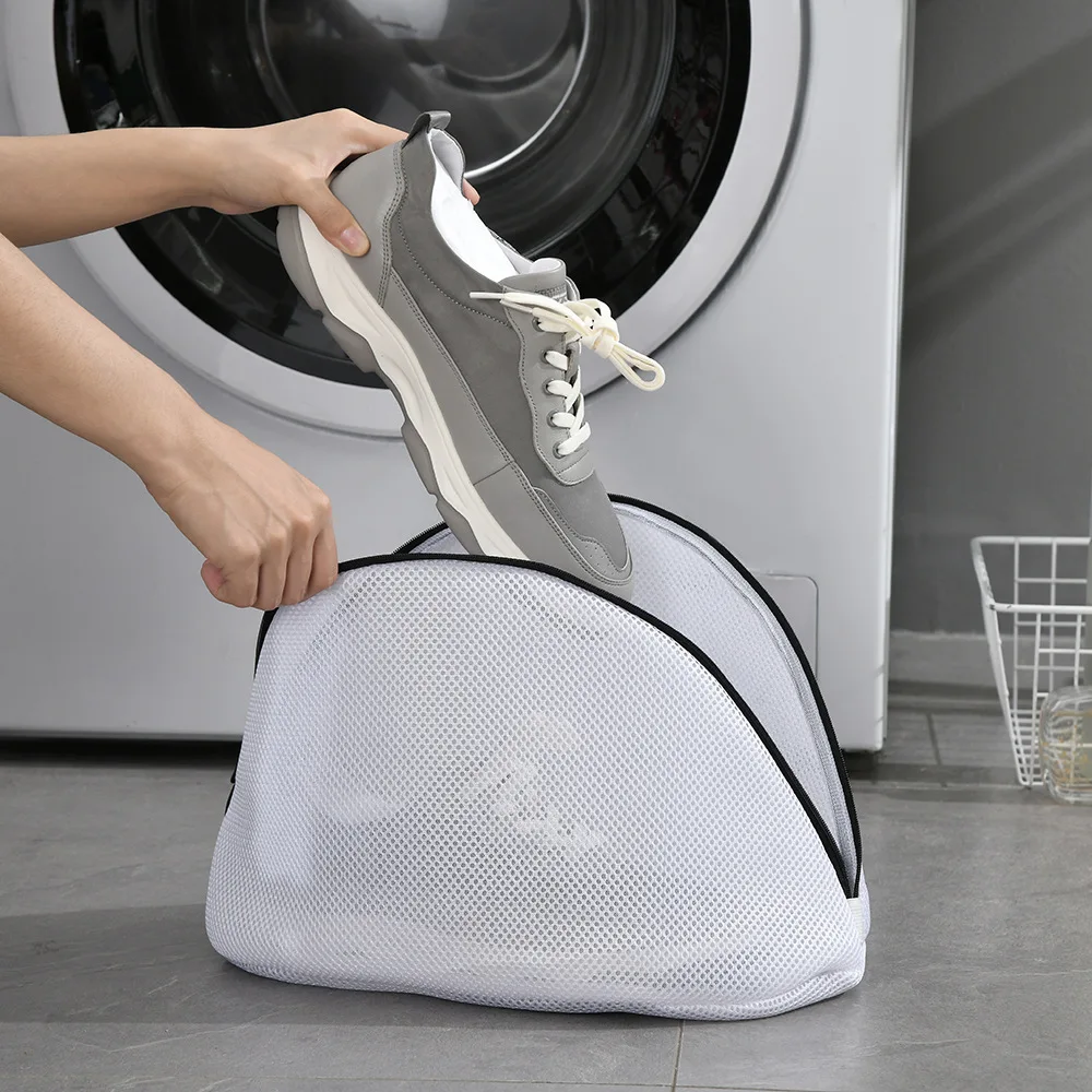 1 Pcs Mesh Laundry Bag for Trainers/Shoes Boot with Zips for Washing Machines Hot Travel Clothes Storage Box Organizer Bags
1 Pcs Mesh Laundry Bag for Trainers/Shoes Boot with Zips for Washing Machines Hot Travel Clothes Storage Box Organizer Bags