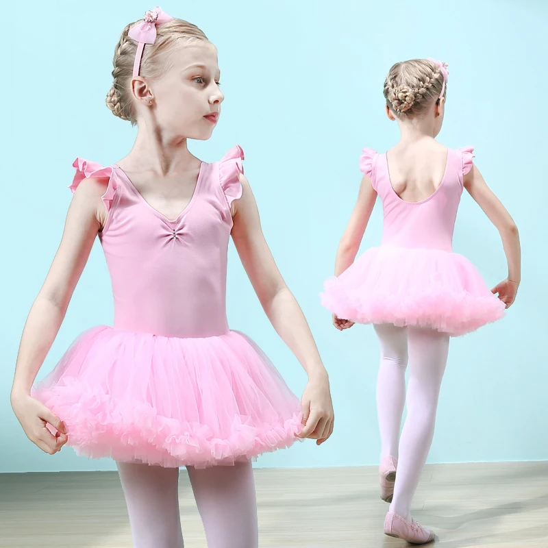Summer Girls Ballet Tutu Dress Kids Gymnastics Tulle Skirted Leotards Cotton V-neck Sleeveless Ballet Costumes with Tutus Skirt
Summer Girls Ballet Tutu Dress Kids Gymnastics Tulle Skirted Leotards Cotton V-neck Sleeveless Ballet Costumes with Tutus Skirt