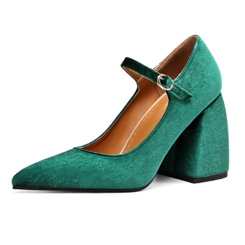 High Quality Women Shoes 2023 New Suede Designer Shoes for Women Mary Jane Pumps High Heels for Women Chunky Heels Plus Size 43
High Quality Women Shoes 2023 New Suede Designer Shoes for Women Mary Jane Pumps High Heels for Women Chunky Heels Plus Size 43