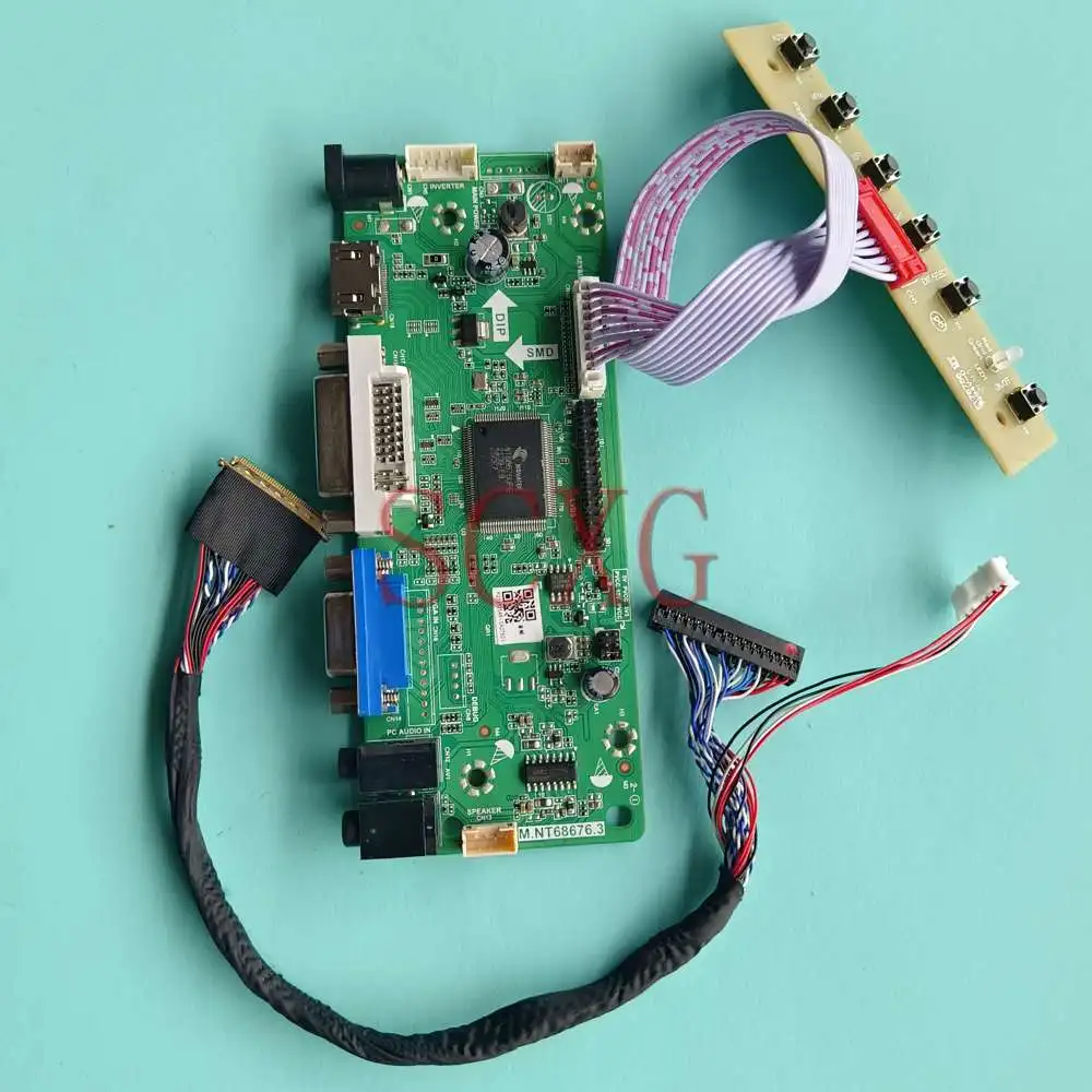 LED LCD Matrix Controller Board Work With LP156WH2-TLQB 1366*768 60Hz 15.6" LVDS 40 Pins HDMI-Compatible VGA DVI Laptops 
LED LCD Matrix Controller Board Work With LP156WH2-TLQB 1366*768 60Hz 15.6" LVDS 40 Pins HDMI-Compatible VGA DVI Laptops