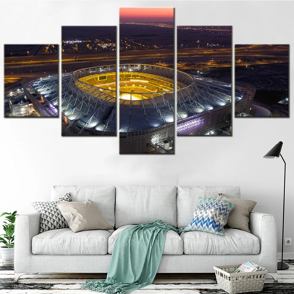 5 Pieces Qatar 2022 World Football Match Cup Stadium Home Decoration Wall Art Picture Canvas Painting Posters HD Prints Modern
5 Pieces Qatar 2022 World Football Match Cup Stadium Home Decoration Wall Art Picture Canvas Painting Posters HD Prints Modern