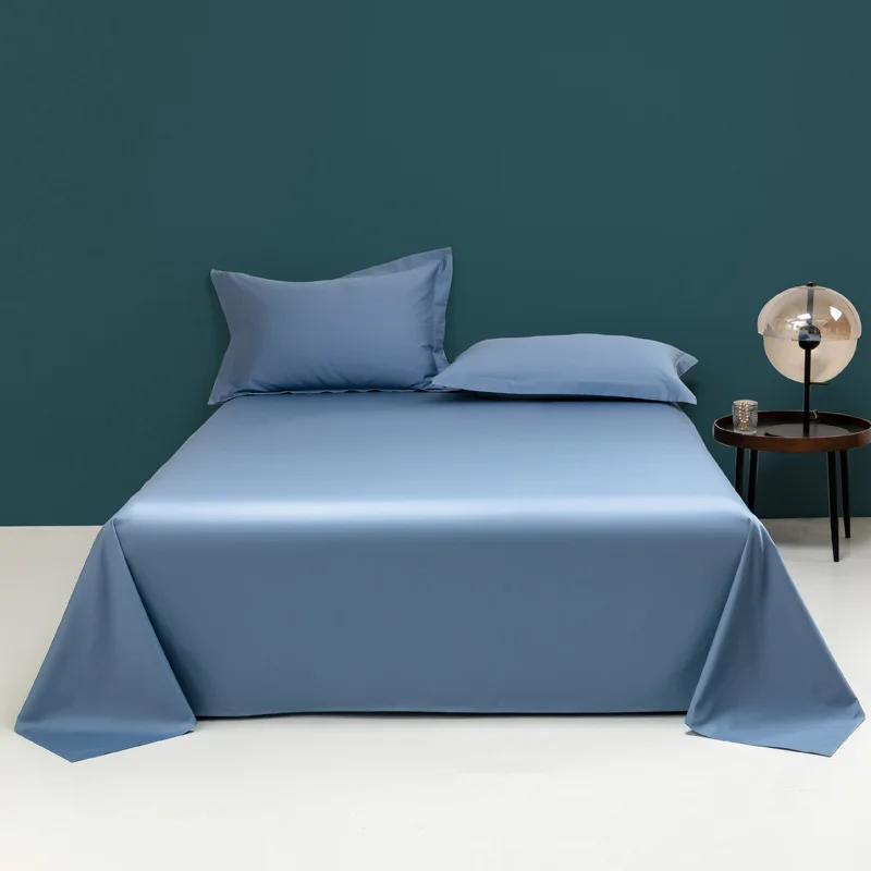 

Luxury Solid Bedsheet Set King Queen Size Bed Sheet Set 100gsm Soft Home Bedsheets High Quality Bed Sheets Pillowcases 3Pcs Sets