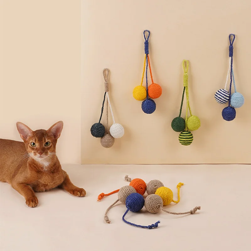 Sisal Cat Toy Rope Weave Ball Teaser Play Chewing Rattle Scratch Catch Toy for Interactive Scratch Chew Toy Pet Games Sisal Ball
Sisal Cat Toy Rope Weave Ball Teaser Play Chewing Rattle Scratch Catch Toy for Interactive Scratch Chew Toy Pet Games Sisal Ball