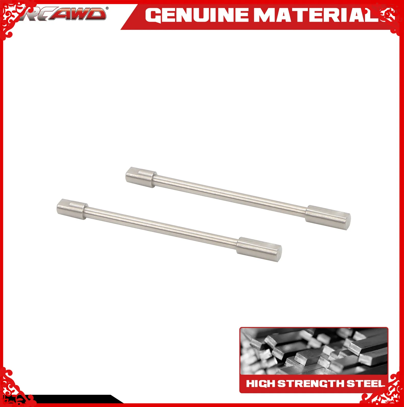 #45 steel rear drive shaft axles for RCAWD rear portal axle for Axial 1-24 SCX24 crawlers Part
#45 steel rear drive shaft axles for RCAWD rear portal axle for Axial 1-24 SCX24 crawlers Part