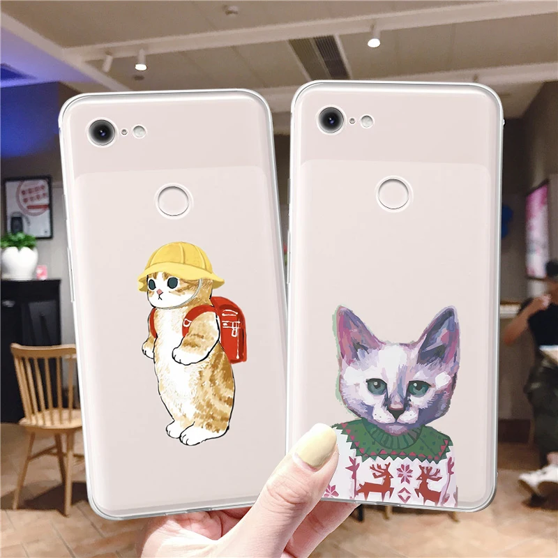 Clear Coque For Google Pixel 6 Pro Funny Cute Cat Soft TPU Phone Case Cover For Google Pixel 4 XL 4 2 3 3A XL 4A 5 5A Funda Capa
Clear Coque For Google Pixel 6 Pro Funny Cute Cat Soft TPU Phone Case Cover For Google Pixel 4 XL 4 2 3 3A XL 4A 5 5A Funda Capa
