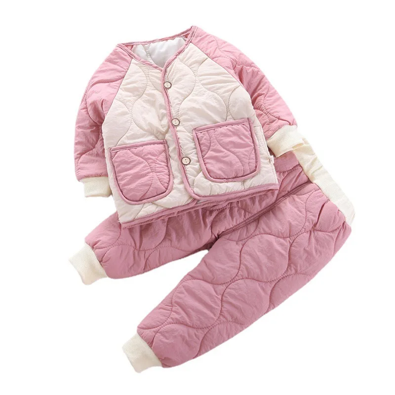 New Winter Baby Girls Clothes Suit Children Boys Thicken Cotton Jacket Pants 2Pcs/Set Toddler Casual Warm Costume Kids Tracksuit
New Winter Baby Girls Clothes Suit Children Boys Thicken Cotton Jacket Pants 2Pcs/Set Toddler Casual Warm Costume Kids Tracksuit