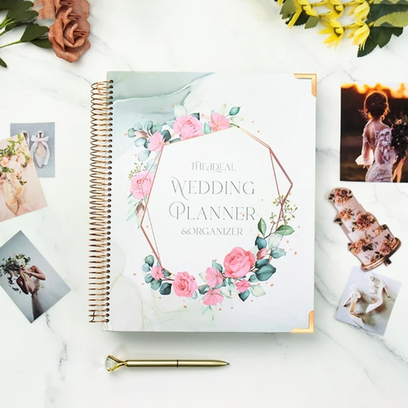 Wedding Planner Complete Wedding Organizer Hardcover Wedding Journal with Essential Planning Page, Checklist, Tip 9x11In
Wedding Planner Complete Wedding Organizer Hardcover Wedding Journal with Essential Planning Page, Checklist, Tip 9x11In