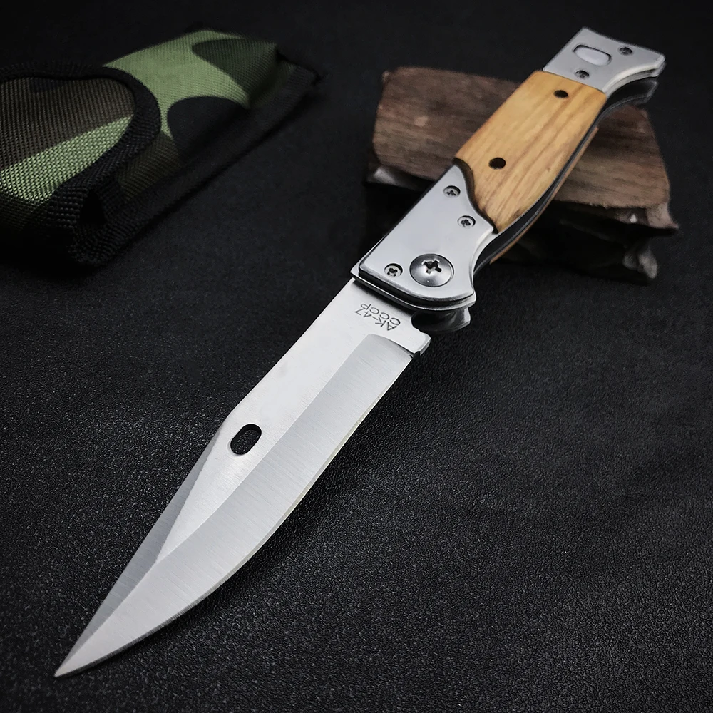 AK-47 Survival Combat Flipper Knife Tactical Edc Outdoor Utility Tool Folding 440C Blade Hunting Pocket Knife Camping Knives
AK-47 Survival Combat Flipper Knife Tactical Edc Outdoor Utility Tool Folding 440C Blade Hunting Pocket Knife Camping Knives