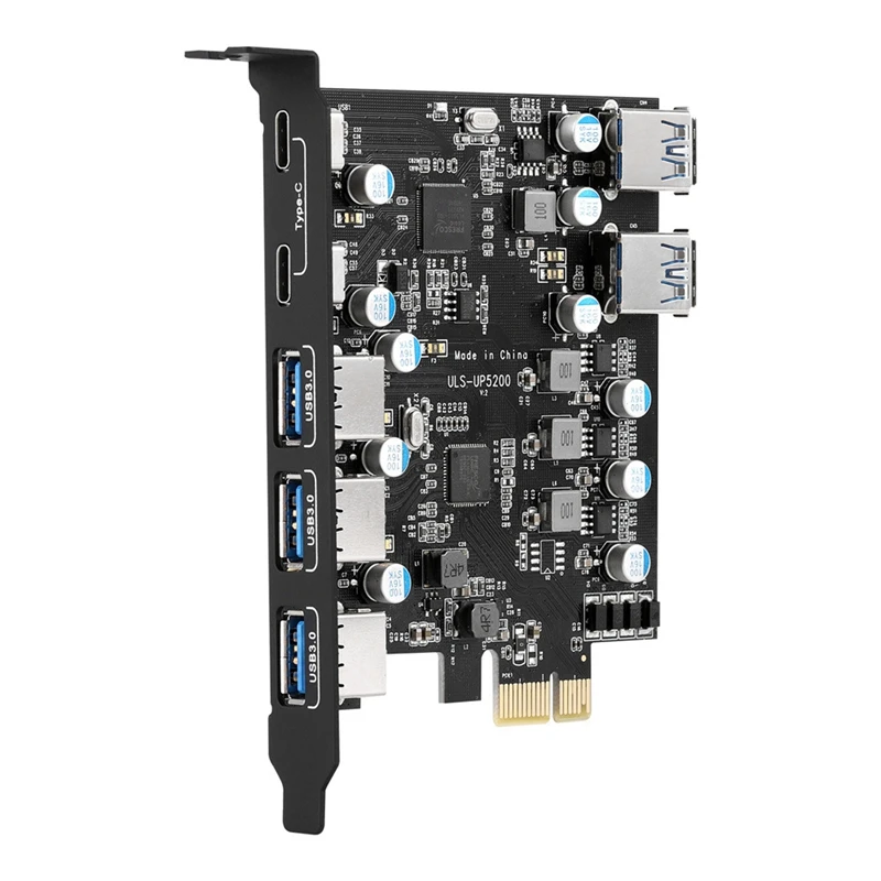 Pcie To USB 3.0 Card 7Ports Expansion Card PCI Express USB Add In Card With Internal 2 USB 3.0 Connector Converter Card
Pcie To USB 3.0 Card 7Ports Expansion Card PCI Express USB Add In Card With Internal 2 USB 3.0 Connector Converter Card