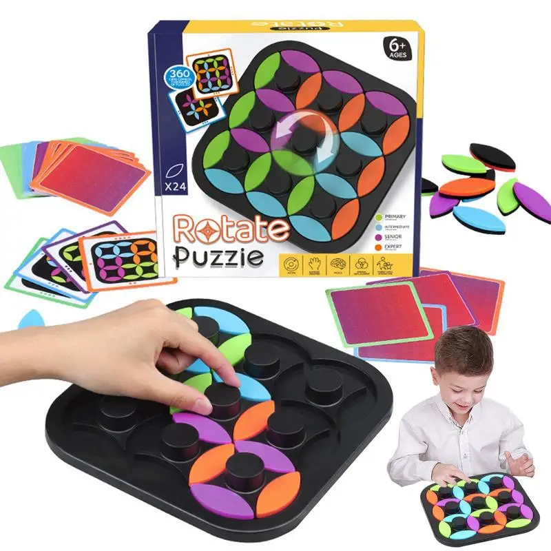 Creative Rotating Puzzle Colorful 3D Puzzle Educational Montessori Puzzle Toy Set Child Puzzle Toy Parent-child Prop Gift
Creative Rotating Puzzle Colorful 3D Puzzle Educational Montessori Puzzle Toy Set Child Puzzle Toy Parent-child Prop Gift