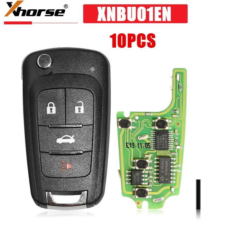10PCS/LOT XHORSE XNBU01EN VVDI for GM Flip Key Type Universal Remote Key 4 BUTTONS - WIRELE. SSS PN
10PCS/LOT XHORSE XNBU01EN VVDI for GM Flip Key Type Universal Remote Key 4 BUTTONS - WIRELE. SSS PN