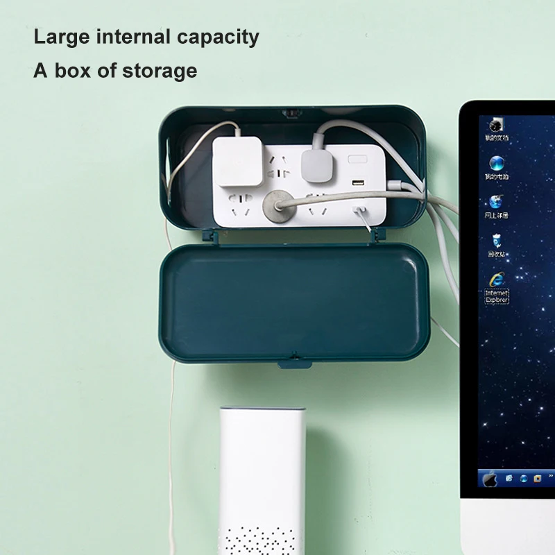 Cable Storage Box Power Board Wire Box Dust-proof Charger Socket Organizer Network Wire Storage Box Charger Wire Management 2021
Cable Storage Box Power Board Wire Box Dust-proof Charger Socket Organizer Network Wire Storage Box Charger Wire Management 2021