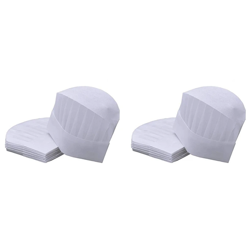 50 Packs Of Disposable Chef Hat SMS Non-Woven Kitchen Cooking Hats Cap Party Baking
50 Packs Of Disposable Chef Hat SMS Non-Woven Kitchen Cooking Hats Cap Party Baking