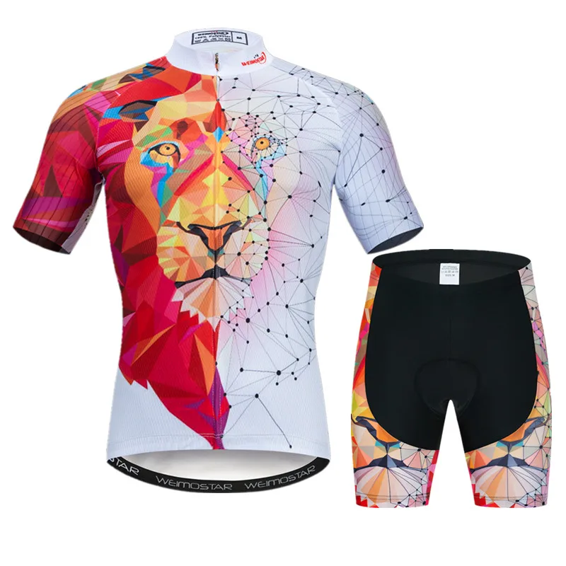 Weimostar Summer Lion Cycling Clothing Suit Men Pro Team Cycling Jersey Sets Breathable MTB Bike Clothing Road Bicycle Clothes
Weimostar Summer Lion Cycling Clothing Suit Men Pro Team Cycling Jersey Sets Breathable MTB Bike Clothing Road Bicycle Clothes