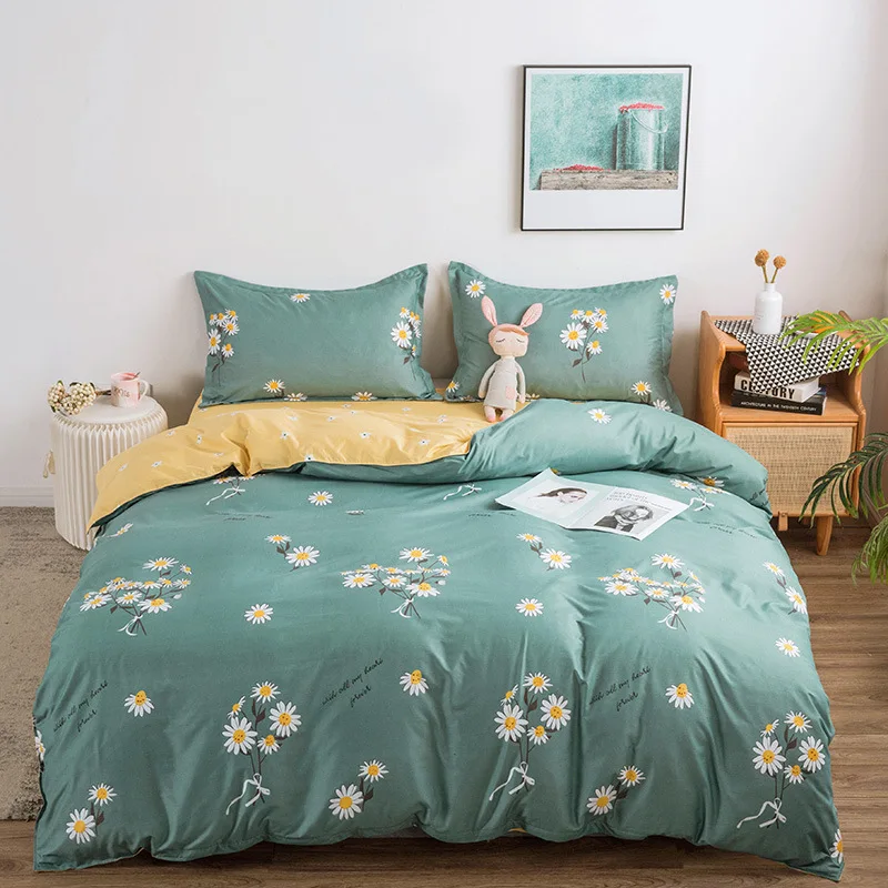 Fashion Floral Print Bedding Set Polyester Double Bed Linens Nordic Duvet Cover with Flat Sheet Pillowcase King Queen Size
Fashion Floral Print Bedding Set Polyester Double Bed Linens Nordic Duvet Cover with Flat Sheet Pillowcase King Queen Size