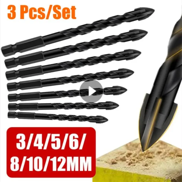 3-12mm Multifunctional Drill Bit Universal Drilling Tool Cemented Carbide Drill Bit Wall Hole Opening Power Tools Accessories 
3-12mm Multifunctional Drill Bit Universal Drilling Tool Cemented Carbide Drill Bit Wall Hole Opening Power Tools Accessories