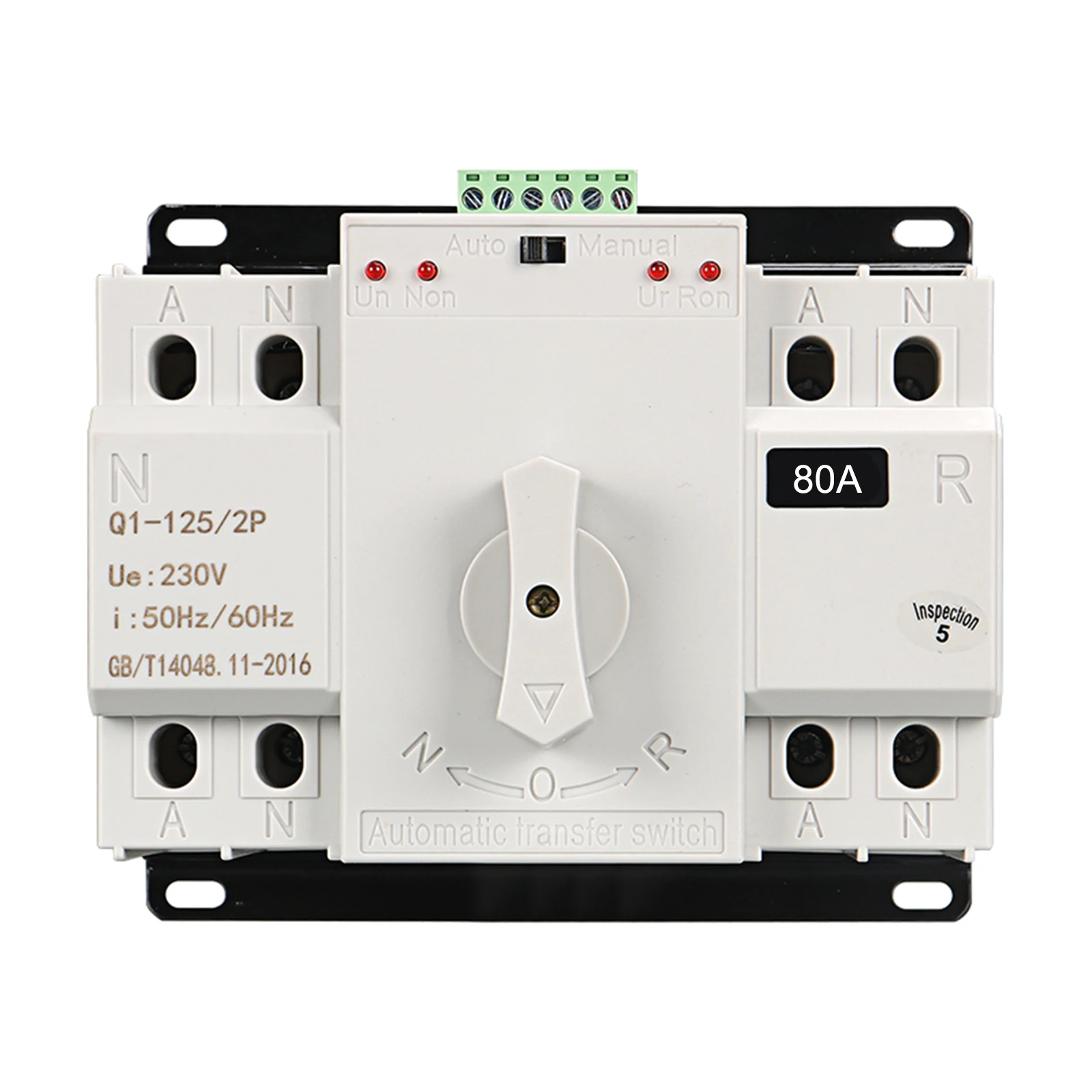 

Power Switch Mains Switch 1 Pc 125A/100A/80A Automatic Transfer Switch Dual Power Durable Millisecond Switching