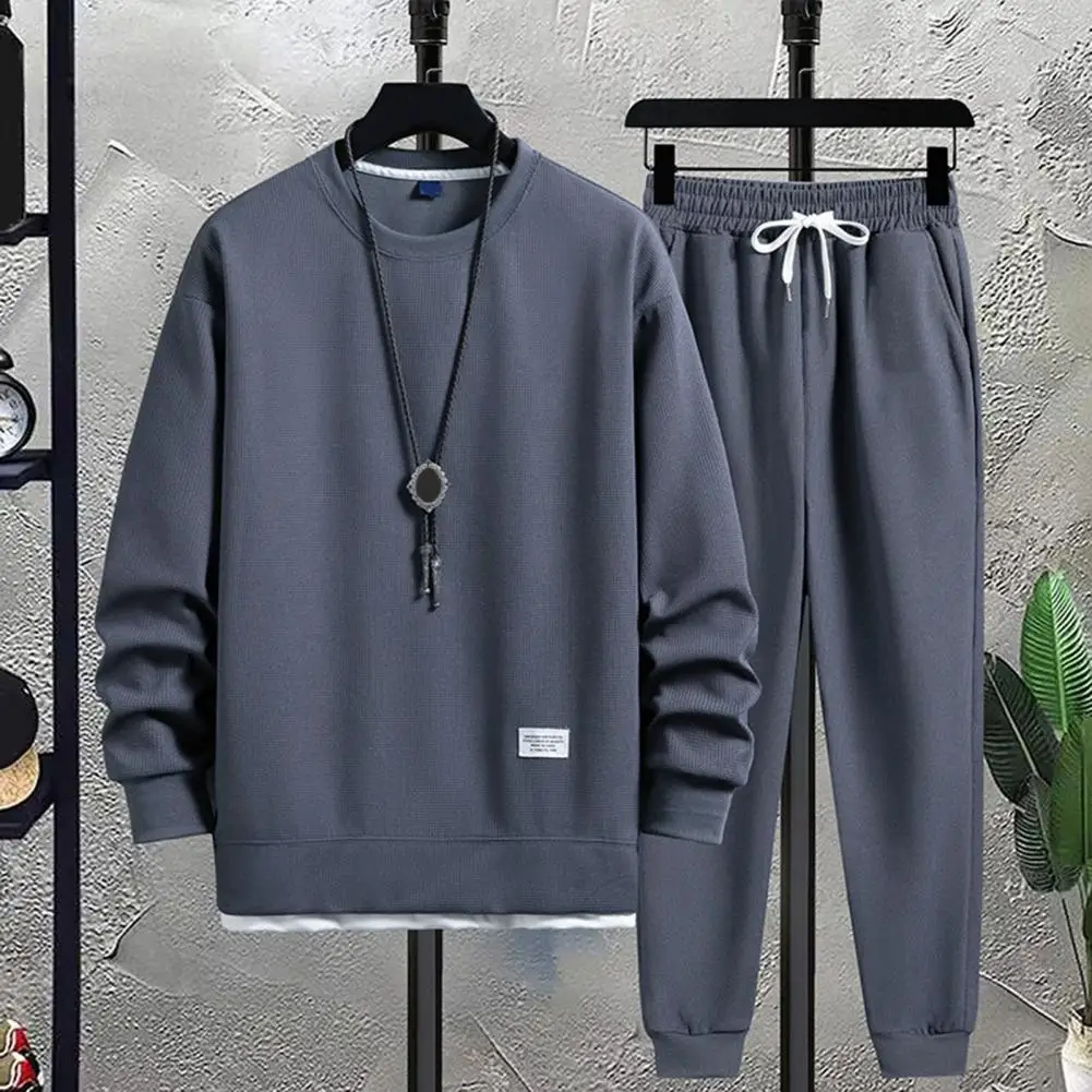 Sports Hooded Tracksuit Cozy Autumn/winter Sportswear Set Loose-fit Sweatshirt Pants with Elastic Waist Drawstring Pockets Men
Sports Hooded Tracksuit Cozy Autumn/winter Sportswear Set Loose-fit Sweatshirt Pants with Elastic Waist Drawstring Pockets Men