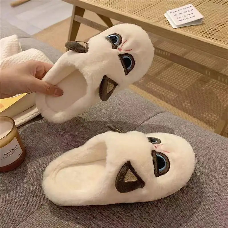 Funny Fur Slippper 2022 New Winter Cotton Slippers Cute Cat Girls Christmas Gift Indoor Non-slip Thick Soled Wool Slippers
Funny Fur Slippper 2022 New Winter Cotton Slippers Cute Cat Girls Christmas Gift Indoor Non-slip Thick Soled Wool Slippers