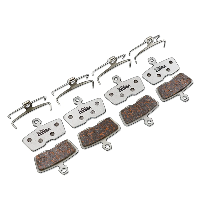 COOMA SPORT 4 Pairs Ex Plus Bicycle Disc Brake Pads for AVID SRAM Code 2011+Code R Guide RE Disc Brake,Alu-Alloy
COOMA SPORT 4 Pairs Ex Plus Bicycle Disc Brake Pads for AVID SRAM Code 2011+Code R Guide RE Disc Brake,Alu-Alloy