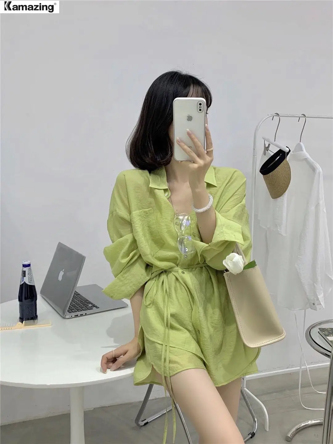 Women Pants Suit Summer Casual Solid Suit Female Long Sleeve Shirt Tops Short Trousers Two Piece Sets New Clothing
Women Pants Suit Summer Casual Solid Suit Female Long Sleeve Shirt Tops Short Trousers Two Piece Sets New Clothing