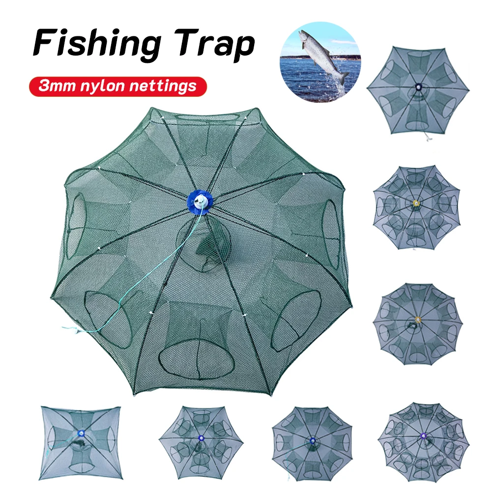 Outdoor 4-20 Hole Folding Net Casting Crayfish Catcher Fish Trap Shrimp Catcher Tank Cage Net Carp Fishing Accessories Tools
Outdoor 4-20 Hole Folding Net Casting Crayfish Catcher Fish Trap Shrimp Catcher Tank Cage Net Carp Fishing Accessories Tools