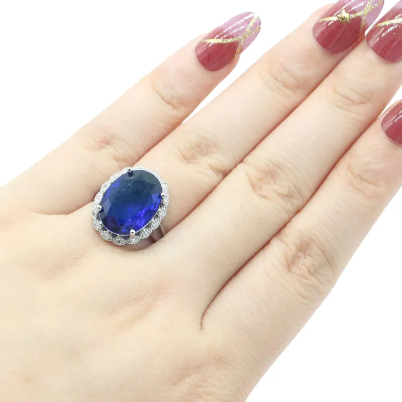 19x16mm Highly Recommend Tanzanite CZ Female Engagement Silver Rings Wholesale Drop Shipping
19x16mm Highly Recommend Tanzanite CZ Female Engagement Silver Rings Wholesale Drop Shipping